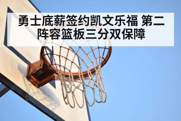 勇士底薪签约凯文乐福 第二阵容篮板三分双保障
